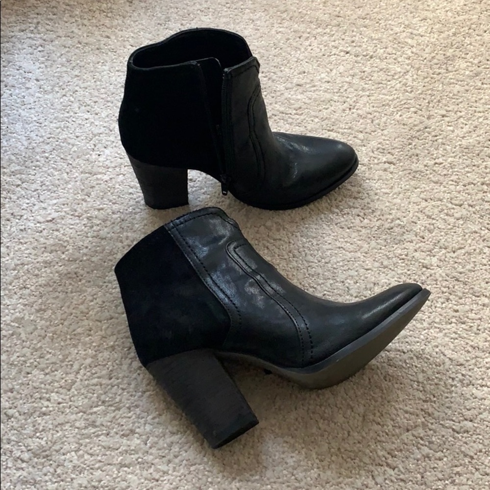 Dune London Pollo leather boots 37 black 6-6.6